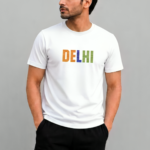 Delhi Printed Green Dry Fit Half Sleeve T-Shirt