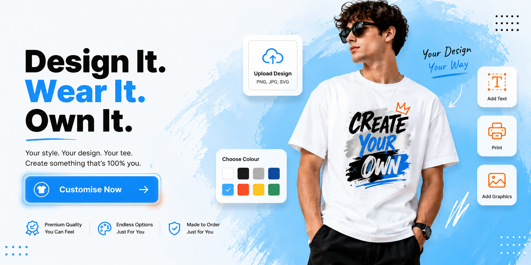 Custom T-Shirt Banner